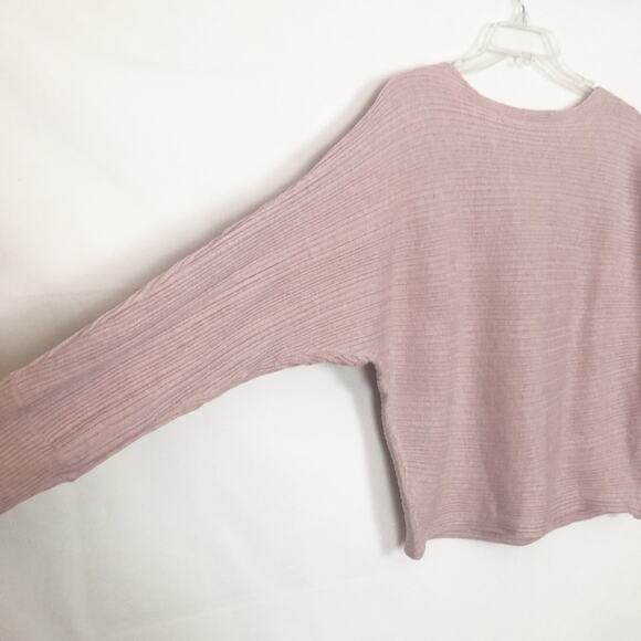 IRIS Dolman Sleeve Pink Pullover Sweater M - Picture 9 of 12